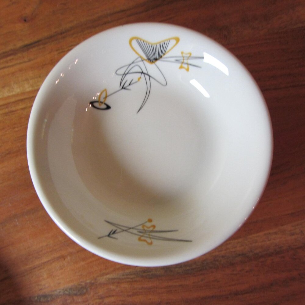 3 for $36 - Mayer vintage bowl atomic starburst 461 MCM  (w3563)
